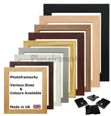 Picture Frame Photo Frame Poster Size Frame Black Oak White Walnut Dark Oak • £17.45