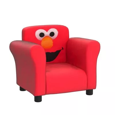 Sesame Street Elmo Upholstered Chair By 22.5x17.25x16 Inch (Pack Of 1) Red  • $72.07