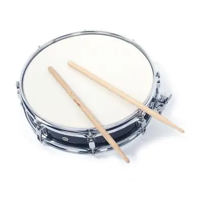 New Piccolo Snare Drum 13  X 3.5  Poplar Wood & Metal Shell Percussion Black • $37.99