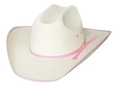 NEW Bullhide Hats 2811P Lucky Eight Off White One Size Fits Most Cowboy Youth • $39.98