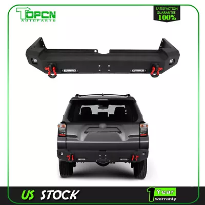 For 2015-2020 Toyota 4Runner Black Textured Steel Rear Bumper Guard Assembly • $470.25