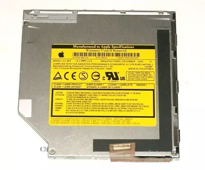 Apple Macbook A1181 A1211 A1150 9.5mm DVD/CD-RW Drive Model: UJ-867 678-0563C • $10.39