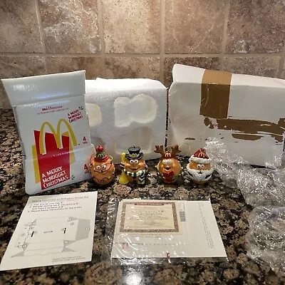 Vintage McDonald's Collectible Club Merry McNugget Christmas Ornaments 30621 • $49