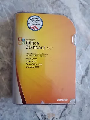 Microsoft Office Standard 2007 Word Excel Powerpoint Outlook Windows Software  • $30