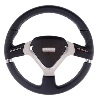 MOMO Steering Wheel Millenium EVO Black Leather 320mm Genuine MEVO32BK1P RARE • $399.95