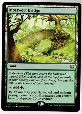 Mosswort Bridge 303 Non Foil Rare Commander 2021 MTG Near Mint • $1.39