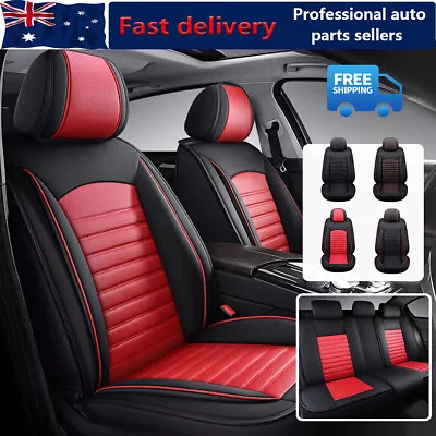 Leather Car Seat Covers Full Set Front Rear Cushion For Great Wall Steed Calais • $140