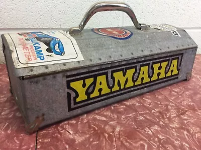 Vintage Sheet Metal Toolbox Handmade In Shop Class High School Yamaha Cal Custom • $40