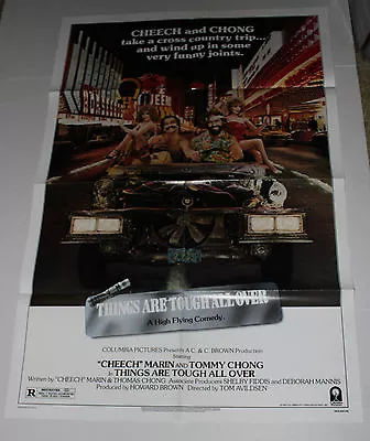 Cheech And Chong's Things Are Tough All Over 1 Sh Orig Movie Poster • £62.65