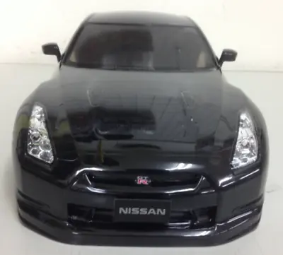 New Tamiya 1/10 Rc Nissan R35 Gtr Custom Painted Body Shell - Black (no Holes) • £143.97