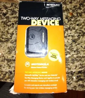 Motorola Talkabout Two Way Pager T900 Metrcall • $120