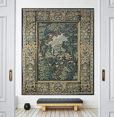 Stunning Verdure Reproduction Woven Tapestry And Fabric Print Options RE525250 • $24