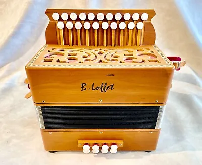 Bernard Loffet Diatonic 2-row Button Accordion Tuned To G/c #cbmbl220 • $1200