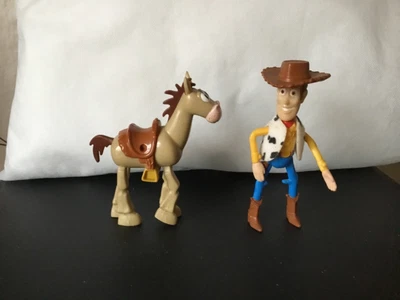 £0.99 • Buy WOODY & BULLSEYE (TOY STORY) ACTION FIGURES/TOYS - 2pcs (DISNEY)