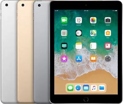 Apple IPad 9.7in 6th Generation (2018) 32GB/128GB WiFi Only Tablet Grade B • £114.99