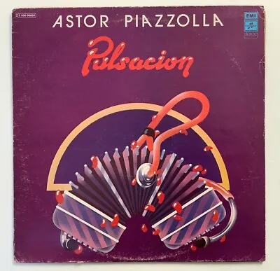 ASTOR PIAZZOLLA Pulsacion LP 1975 France Pathe Marconi Latin Jazz Accordion VG+ • £19.99