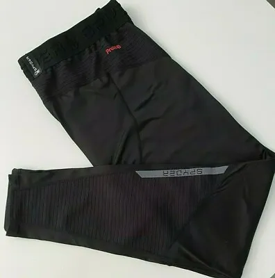 New Spyder Men's Active Underwear Pants Large L Quick Dry Stretch Leggings • $18.99