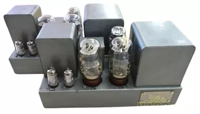 QUAD II Classic Vacuum Tube Type Power Amplifier Pair Vintage Audio Authentic • $2076.88