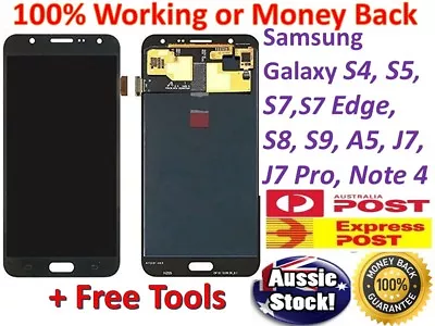 For Samsung Galaxy S9 S8 S5 S4 J2 J3 J5 Pro J8 A5 A3 LCD + Touch Digitizer +Tool • $44.81