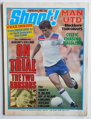 £3.25 • Buy SHOOT Football Magazine - 15 October 1983 - Manchester United, Blackburn Rovers