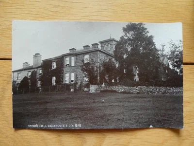 £4.99 • Buy Pre 1914 Real Photo Postcard Of STORRS HALL, INGLETON, NORTH YORSHIRE
