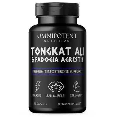 Organic Fadogia Agrestis 600mg & Tongkat Longjack 400mg Supplement (90 Capsules) • $18.99