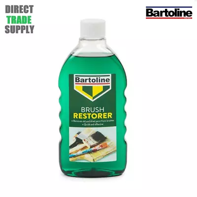 Bartoline Brush Restorer Cleaner 500ml Removes Old & Dried Paint • £7.99