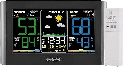 La Crosse Technology C85845-INT Weather Station Black  • $43.10