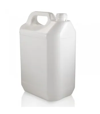 5L 5 Litre Plastic HDPE Jerry Can Bottle Water Carrier Container With Tamper Cap • £8.90