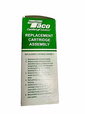 Taco Pump Replacement Cartridge 005-020RP • $150