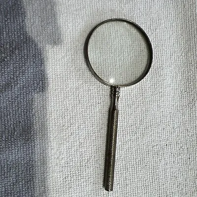 Vintage Small Handheld Magnifying Glass 5” Long 2” Lens Pocket Size VGC ~ Japan • $16