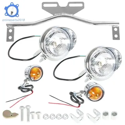 Driving Spot Fog Light Bar W/ Bracket Turn Signal Light For Suzuki Honda • $35.43