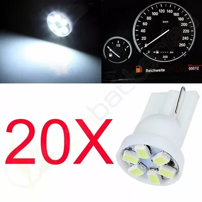 20 X Wedge 3020 SMD White LED For Ford License Plate Light Bulb T10 168 2825 194 • $9.31