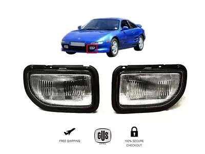 For 1991 1995 Toyota MR2 Fog Lights Clear Lens With Bulbs Wiring Harness Switch • $112