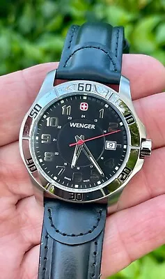 Wenger Genuine Swiss Army 7048x Watch Wristwatch New Battery Works • $30