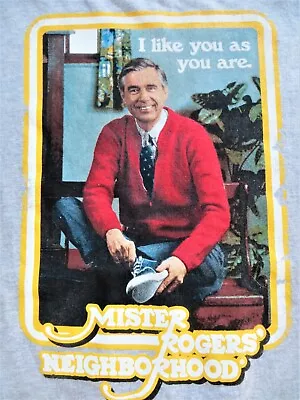 Mr Rogers T Shirt I Like You As You Are Funko Cotton Large • $17.99