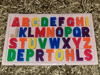 Fisher Price Vintage Magnetic Alphabet Letters And Tray Educational Toy  • $20