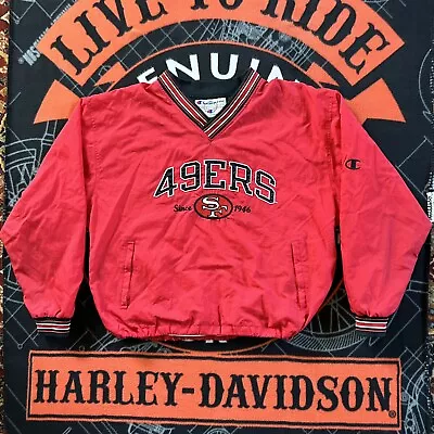 Vintage Starter San Francisco 49ers Windbreaker Jacket Size XL Champion • $50