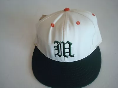 Miami Hurricanes    Fitted Sz 6 7/8 Deadstock Hat Cap Vintage P3 • $17.50