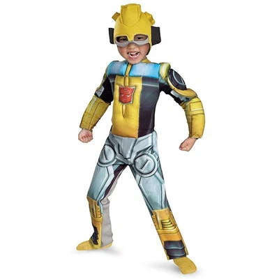 $9.99 • Buy Transformers Bumblebee Muscle Toddler Size S 2T Rescue Bot Costume DEALS