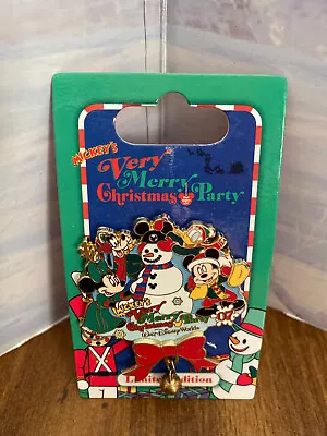 DISNEY PIN Mickeys Very Merry Christmas Party SNOWMAN 2007 LE Fab 4 WDW Dangle • $19.63