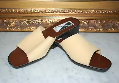 Mootsies Tootsies Made In Italy Yellow Leather Sandals Womens Shoes Nwob Sz 10 M • $24.75