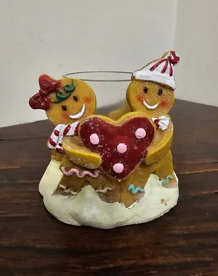 Yankee Candle Gingerbread Votive Holder Heart Christmas Valentine  • £20