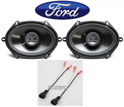 Hifonics 6x8  Front Speaker Replacement Kit For 1999-04 Ford F-250/350/450/550 • $44.95