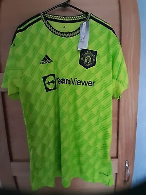 Manchester United 3rd Shirt2022/23largeofficial Adidasbnwt • £45