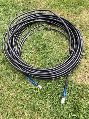 £79.99 • Buy External CAT 5E - Armoured Ethernet Network Cable Reel - Black 22m With RJ45s