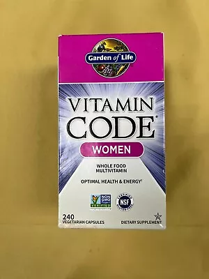 1 New Garden Of Life Vitamin Code Women Multivitamin - 240 Capsules • $45