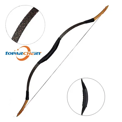 Archery Hunting Recurve Bow Traditional Handmade Mongolian Horse Bow 20-50lbs • $77.35