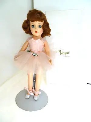 Vintage 1950's Tagged Mary Hoyer 14  Hard Plastic Pink Ballerina W/ Box • $225