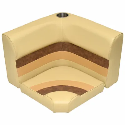 Wise Pontoon Boat Seat Cushions 8WD133-1010 | Radius Corner Sand (2PC) • $209.97